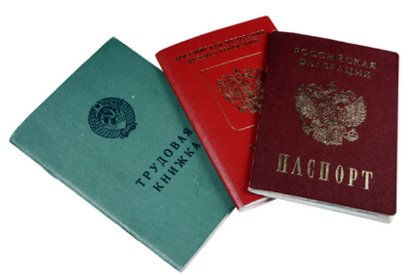 документы рф паспорт трудовая
